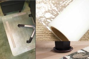 Different types of plastic carpet protector